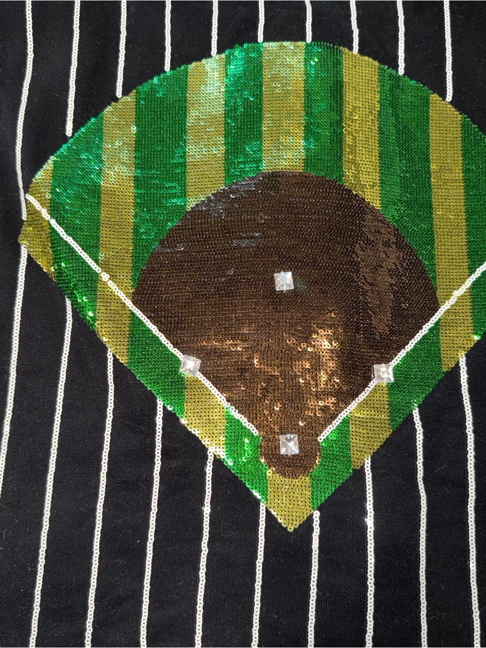 Queen of Sparkles baseball top size medium - Picture 4 of 5